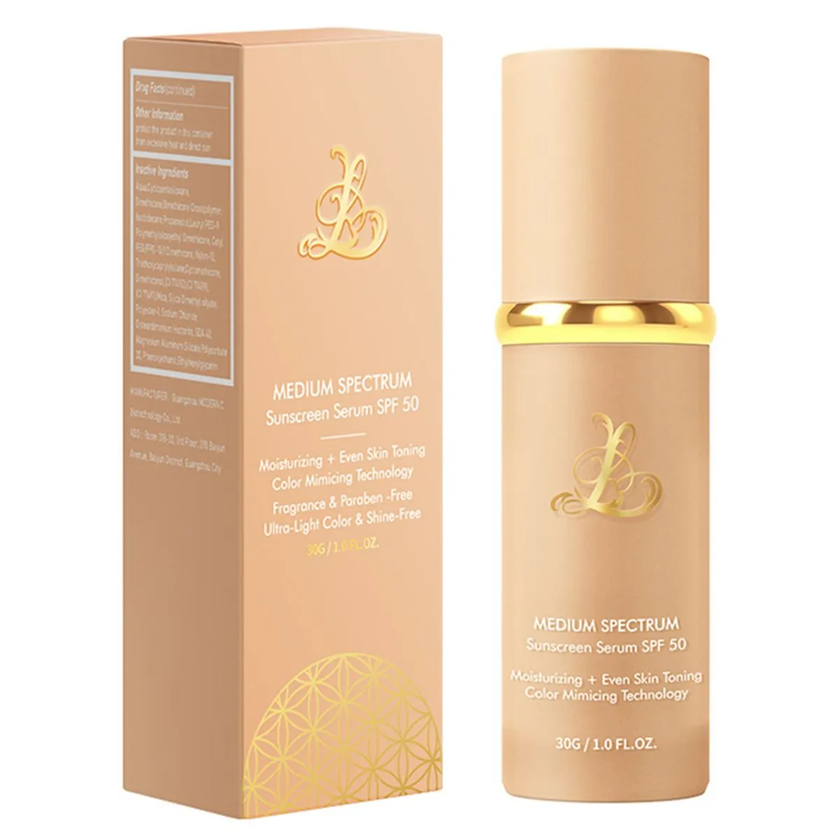 Foundation 4 in 1 - Color Changing Foundation, Medium Spectrum with SPF 50