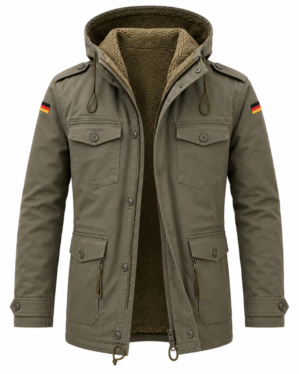 German Parka Jacket - Unisex Warm Outdoor Wear