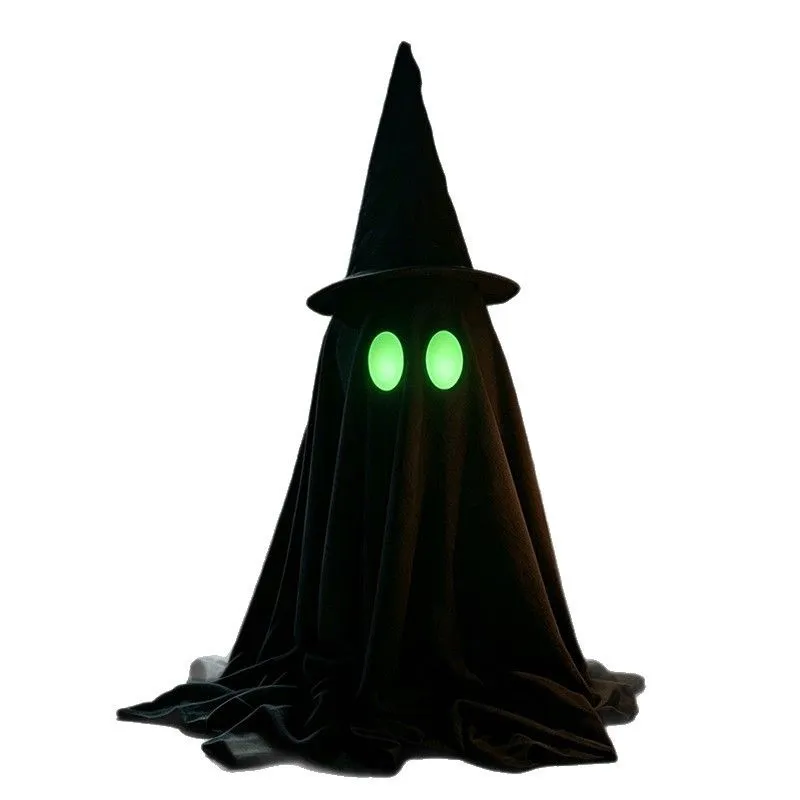 Halloween Glowing Ghost Witch Figurine
