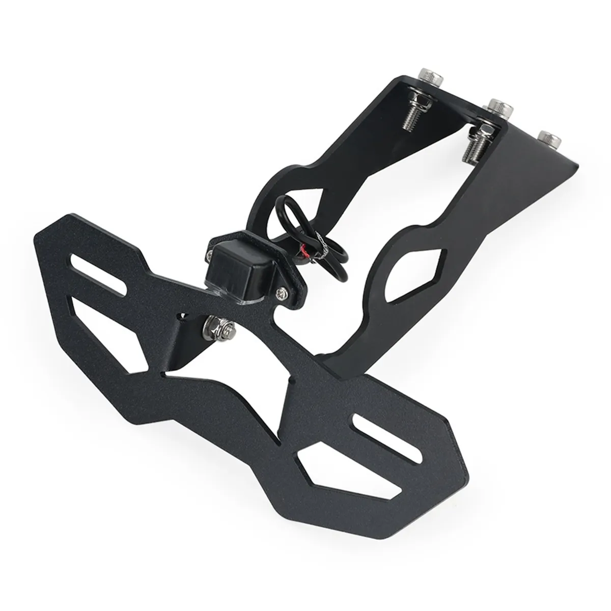 Motorcycle License Plate Holder for Kawasaki Tail Compatible with Universal