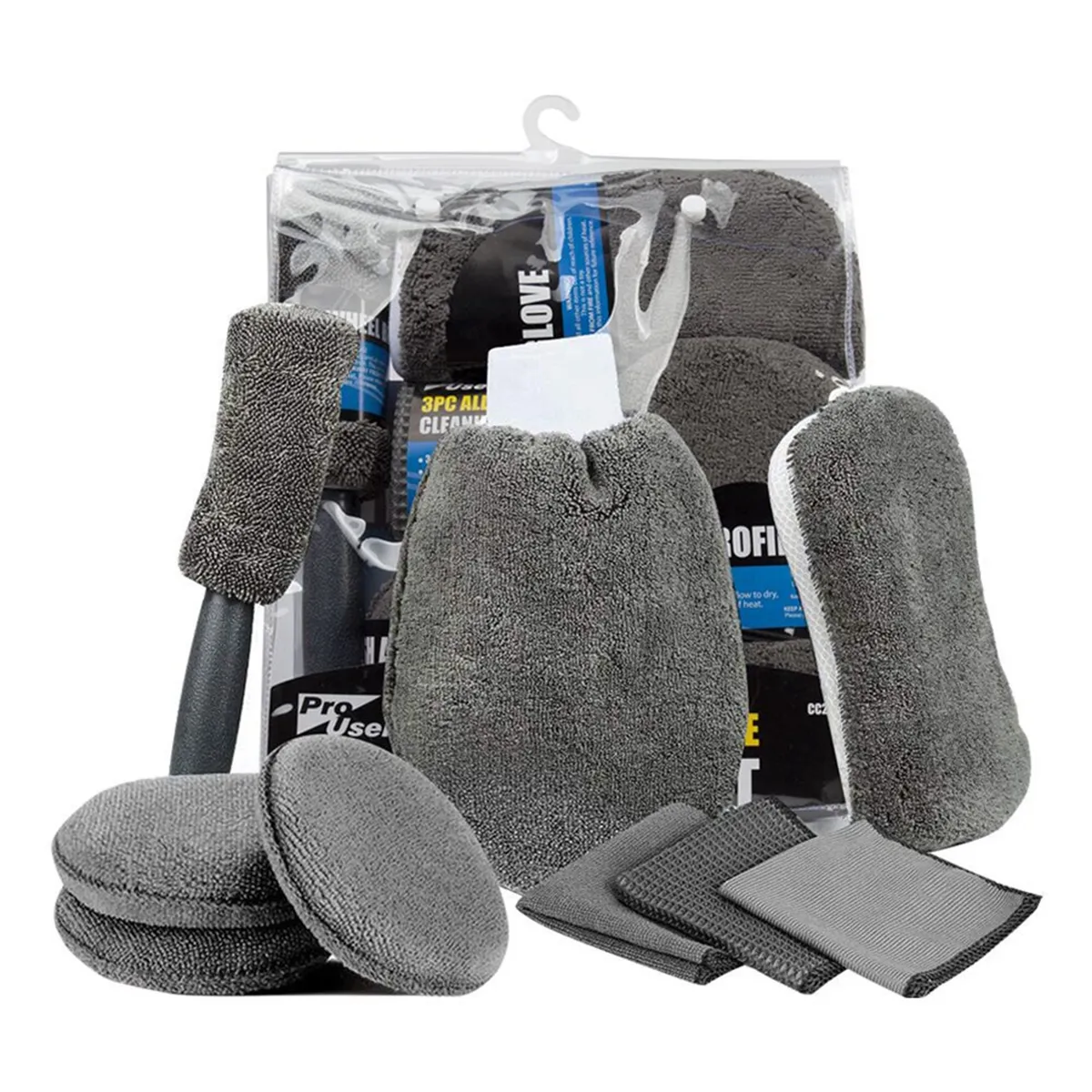 9 Pcs Car Cleaning Tool Kit for Interior Exterior Compatible with Universal