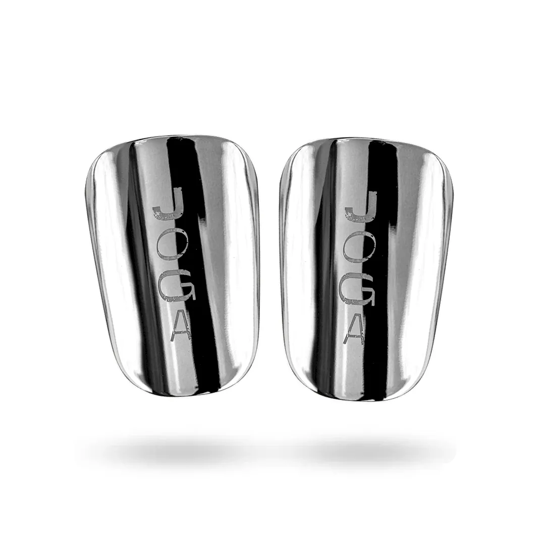 JOGA Shin Pads - 10x6 cm - Chrome