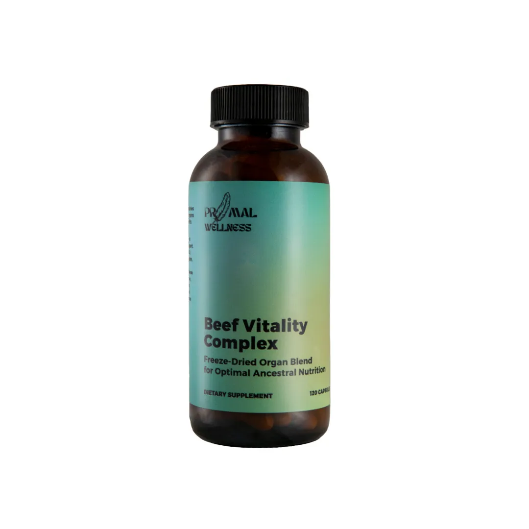 Beef Vitality Complex -Halaal Certified, Grass-Fed Pure Beef Organ Mix