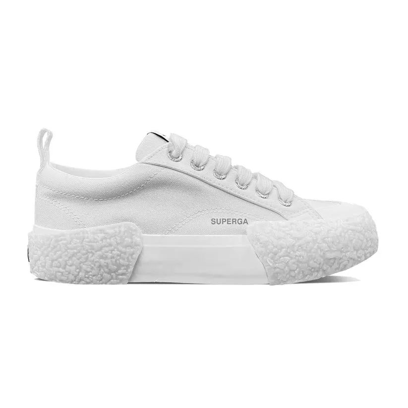 Superga 2660 Stripe Big Bumpers Full White Unisex Sneakers