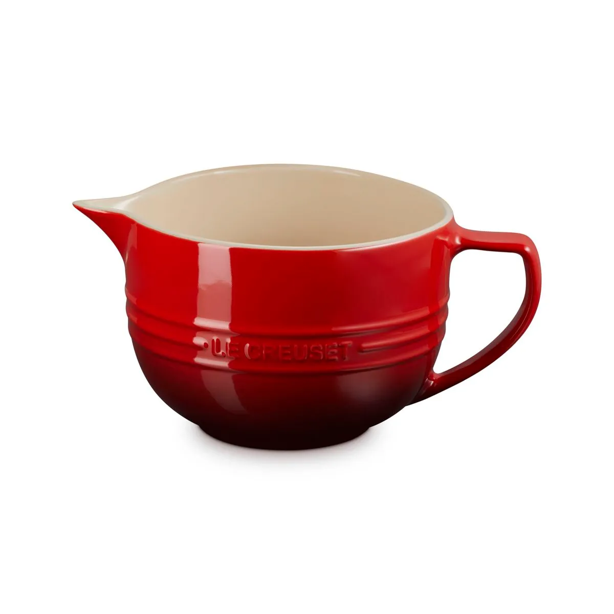 Le Creuset Stoneware Batter Bowl - 3L - Cerise
