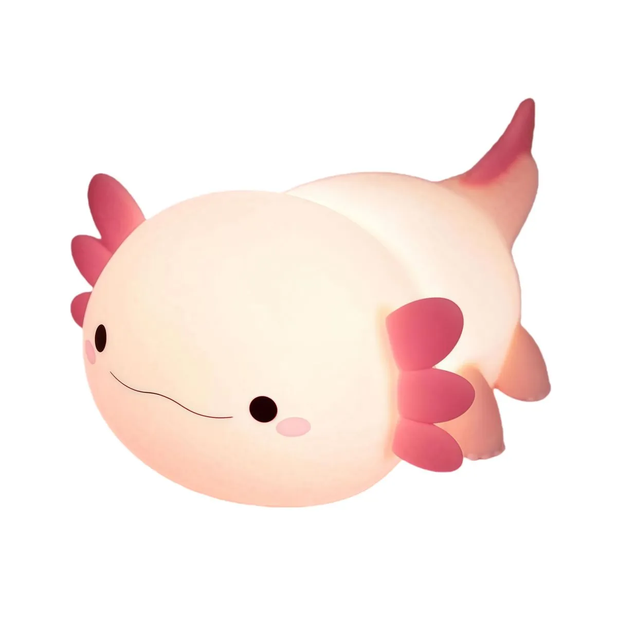 OQIMAX Axolotl Silicone Night Light, Rechargeable Kids Lamp Gift