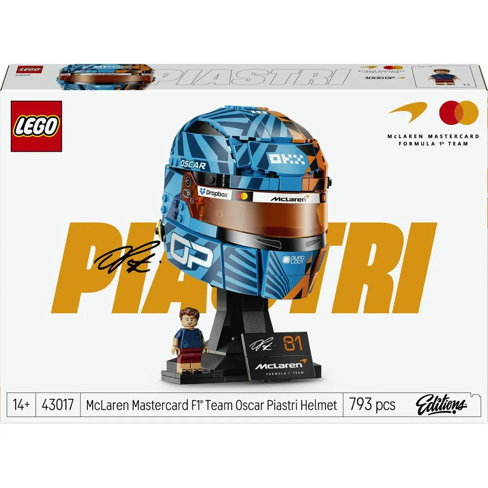 LEGO® Editions McLaren Mastercard F1® Team Oscar Piastri Helmet 43017