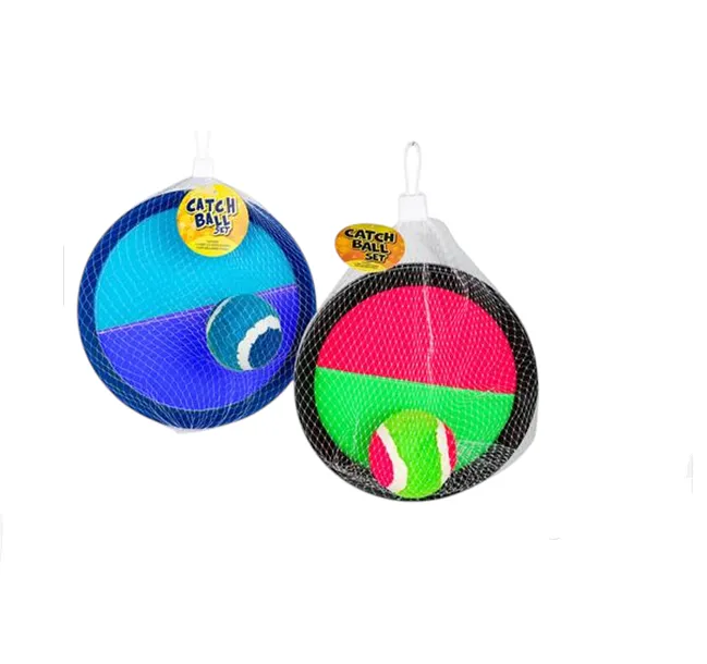 Toss N Stick Catchball Set With Ball 20.5cm x 2