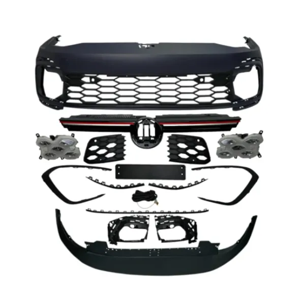 Front Bumper Complete compatible with VW Golf 8 GTI - Non OEM