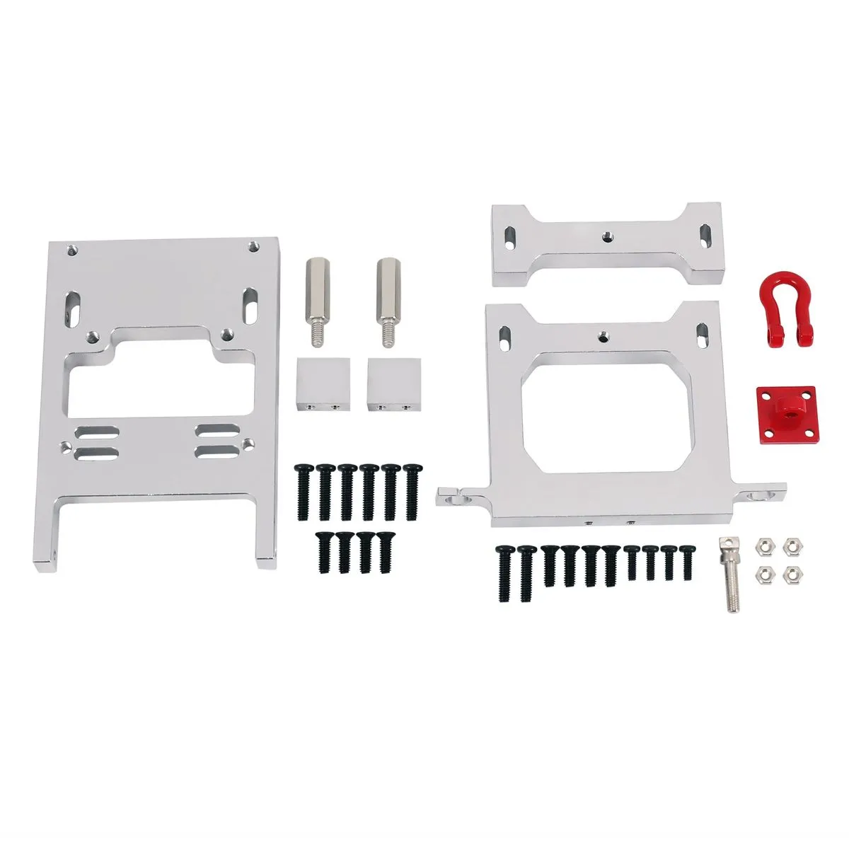 Metal Beam Rear Bumper Servo Fixed Mounting Bracket Upgrade Parts