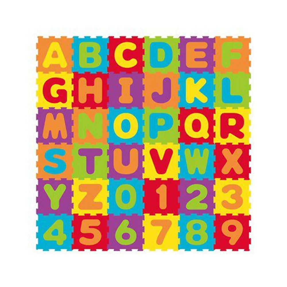 36Piece Alphabets & Numbers Puzzle Mat