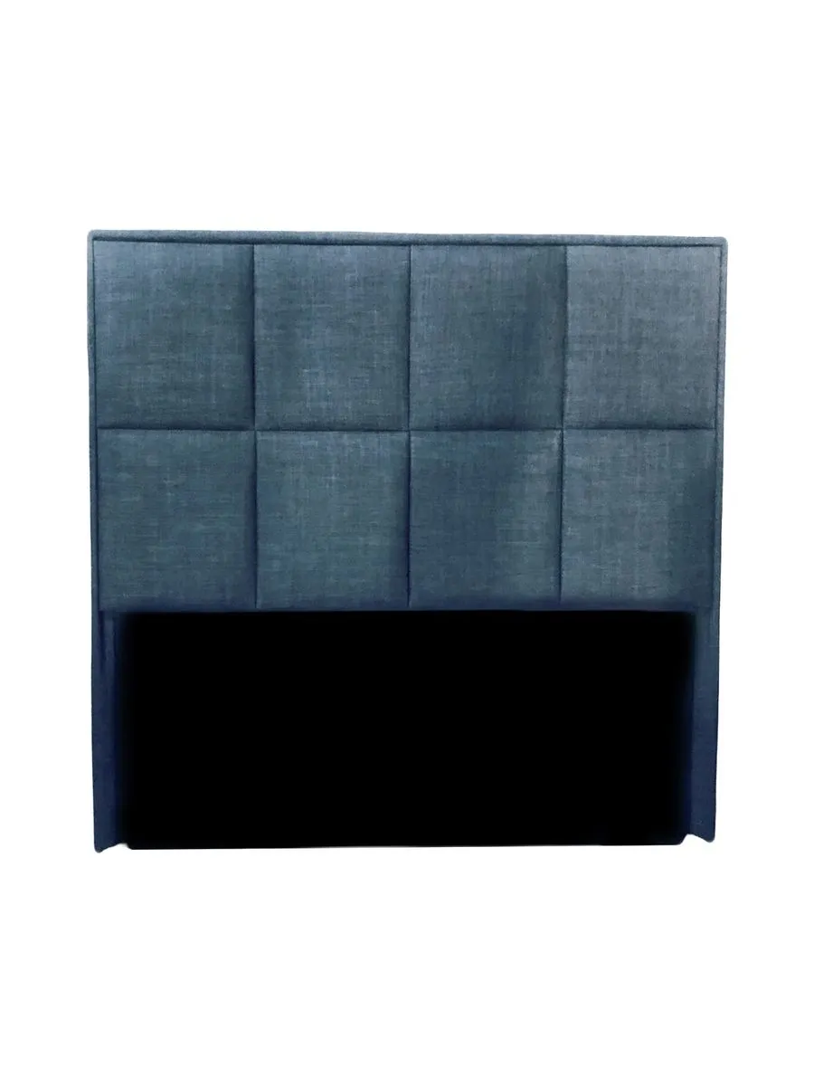 Fubu - Bed Headboard Double Size - Blue Beige