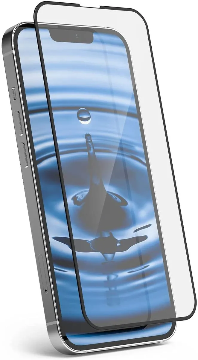 Tuff-Luv 2.5D Tempered Glass Full Screen protection for Apple iPhone 13 Pro - Clear