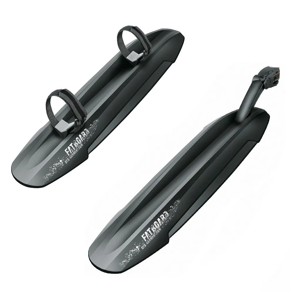 SKS Mudguard Set for Fat Bicycle Tyres Fatboard Set - Black