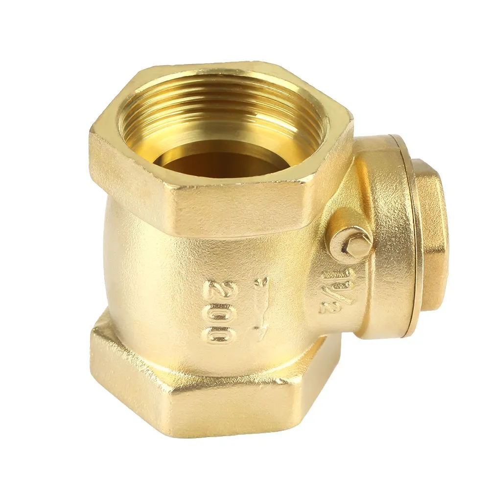 Brass Swing Check Valve 232PSI Water Backflow