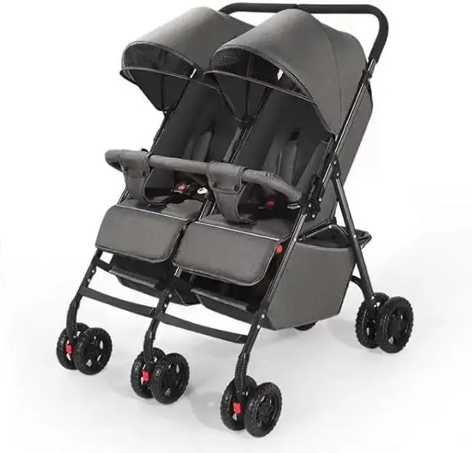 Twin Baby Stroller - Double Seater Pushchair