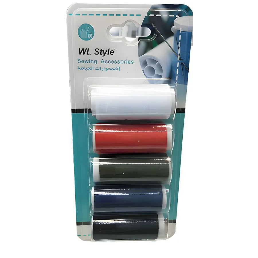 3 Pack 5 Colors Per Pack Quality 150 Yards Sewing Thread
