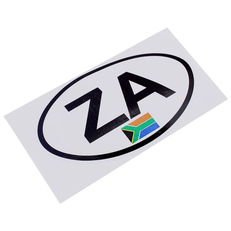 ZA Tourist Vinyl Vehicle Decal Sticker - Size: 15cm