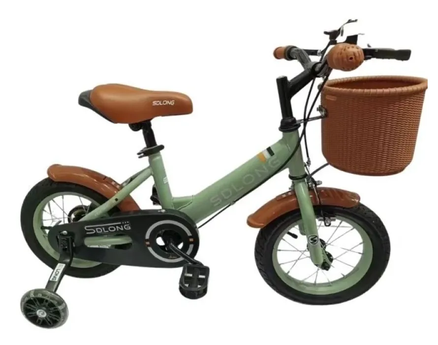 SA Family 16 inch Portable Kids Bicycle - Green