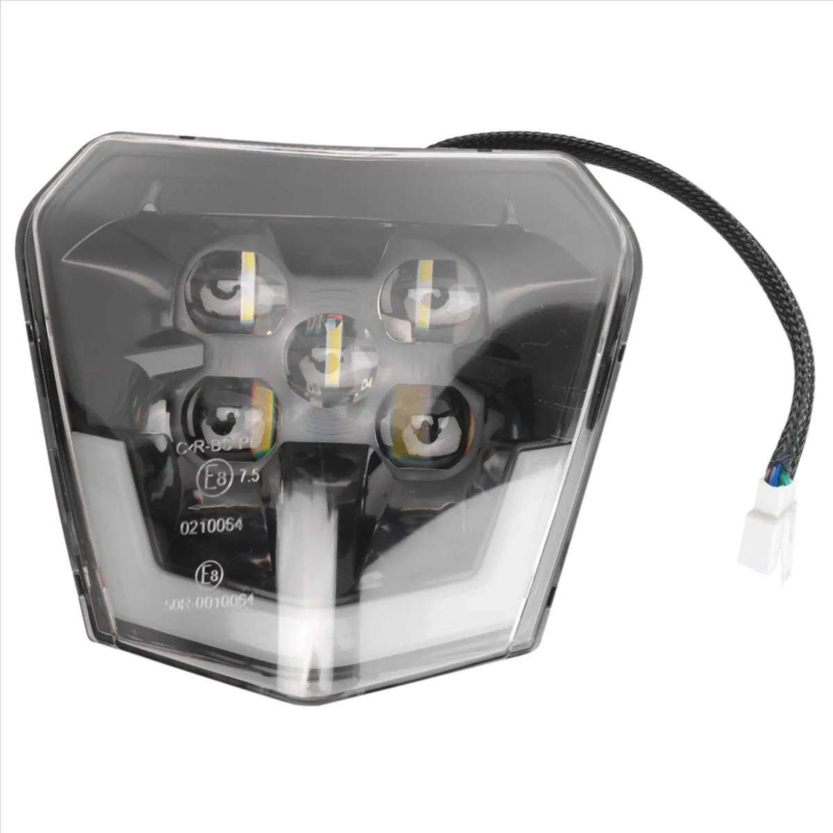 Dirt Bike Led Headlight for Enduro Motorcycle Pit Compatible with Universal