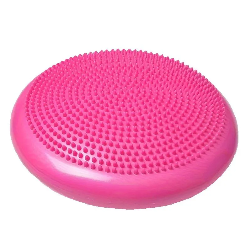 Anti-Slip PVC Balance 1pc Stability Pad Ankle & Foot Exercises, Deep Muscle - Pink