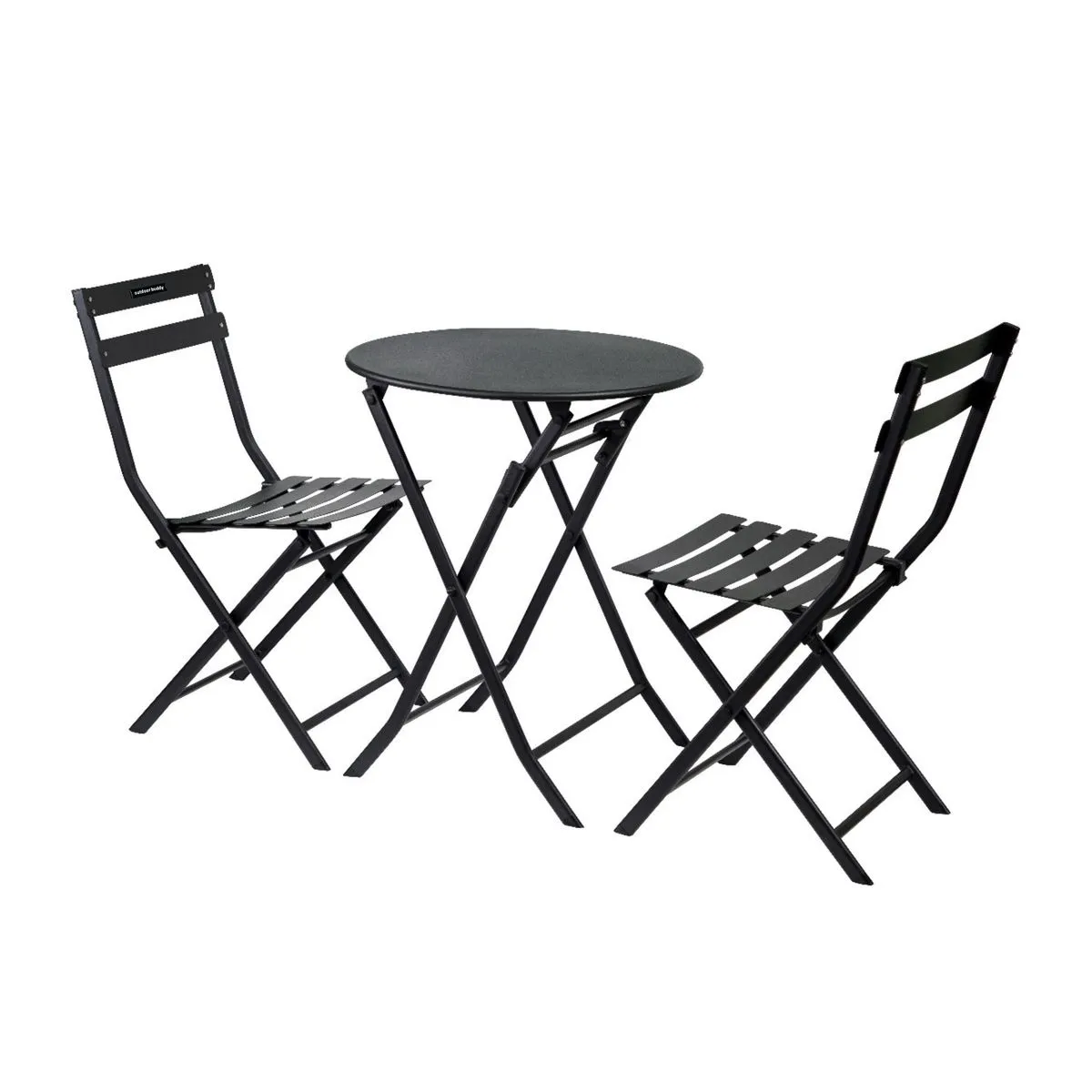 Outdoor Buddy - Zen 3Piece Bistro Set - Black