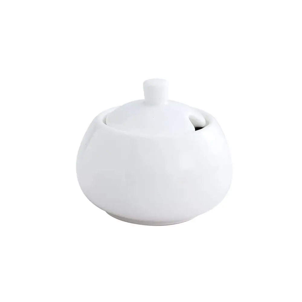 Dream Home Home and Kitchen Porcelain Sugar Bowls with Lid