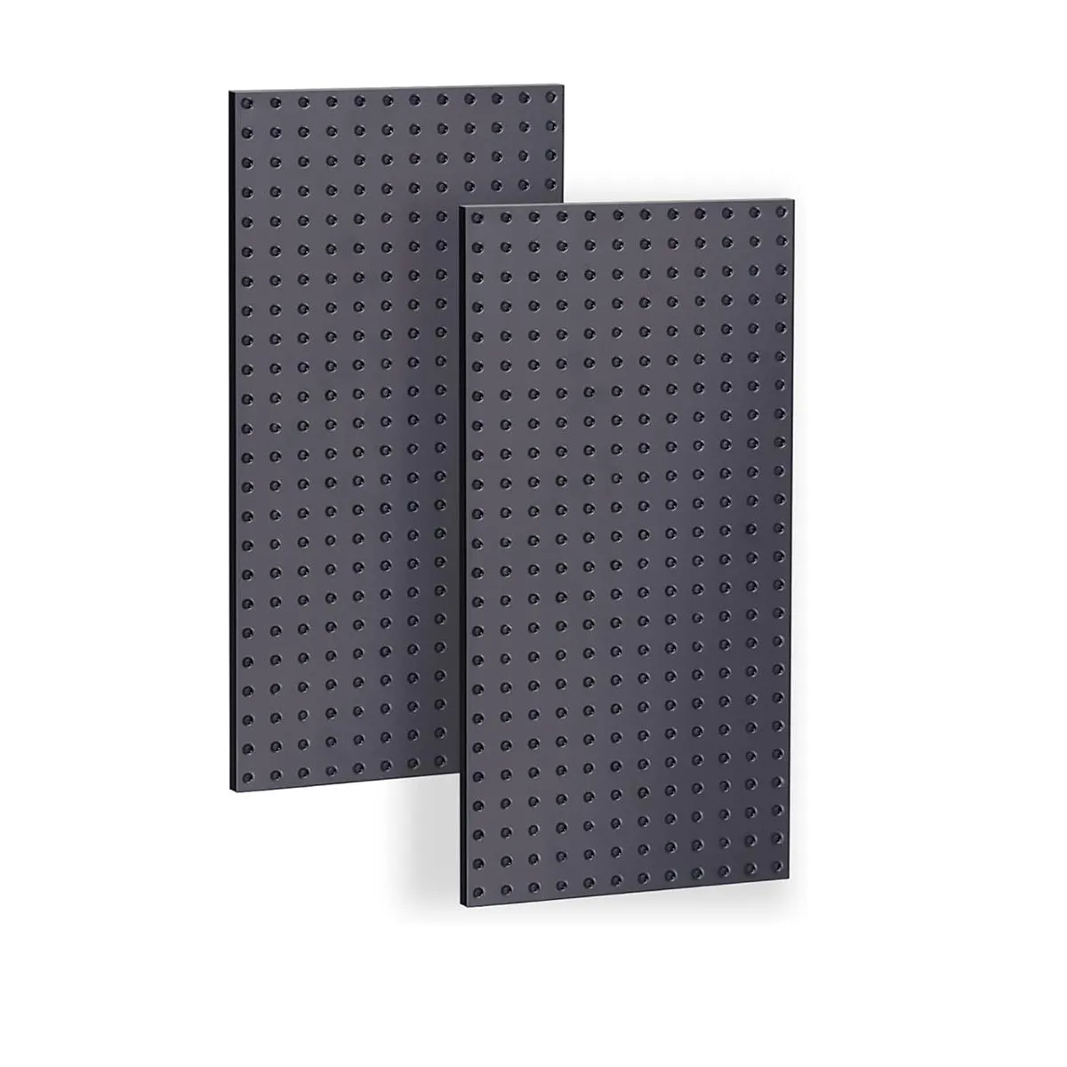 2 Pieces Metal Pegboard Wall Panels Peg Boards for Garage Tool Storage