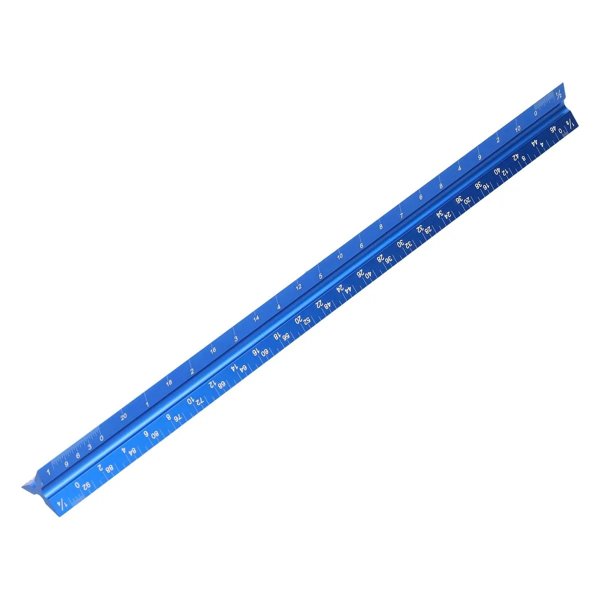 Imperial Scale Ruler 12in Laser Etched Aluminum