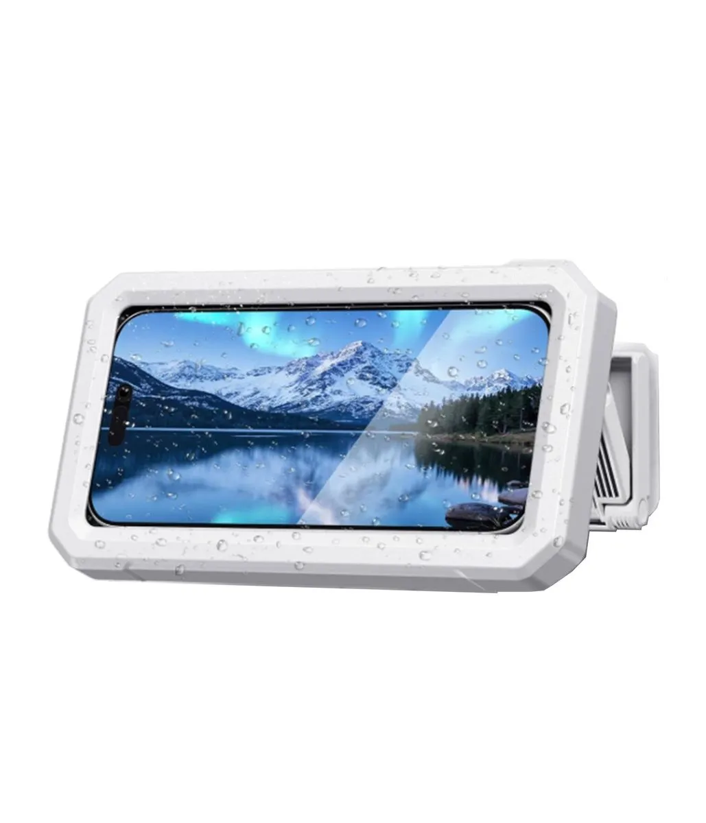 Shower Phone Holder - 360 Rotating Retractable Waterproof Phone Case