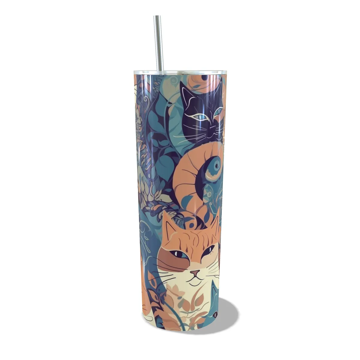 Beautiful Cat's Double Wall Travel Tumbler