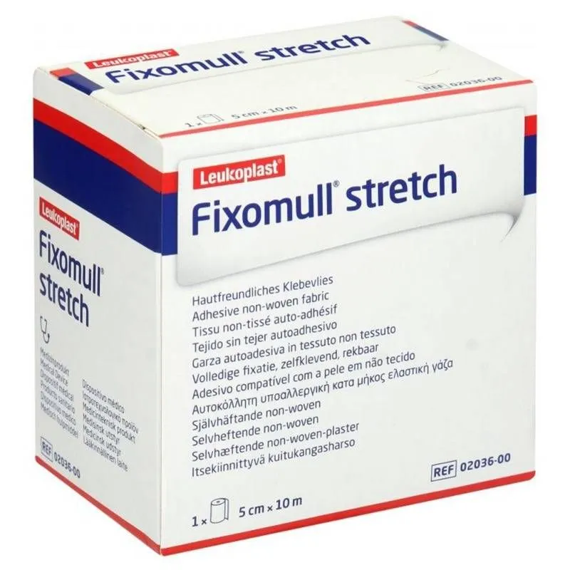Fixomull Stretch Adhesive Non Woven Fabric Plaster Strip Tape Non Alergic