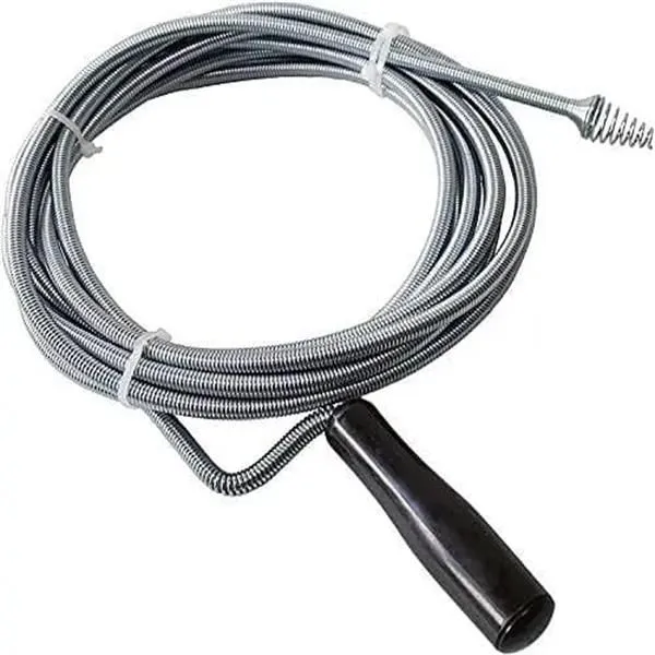 Carbon Steel Household Kitchen Sink Bathroom Dredge Cleaning Tool - Black