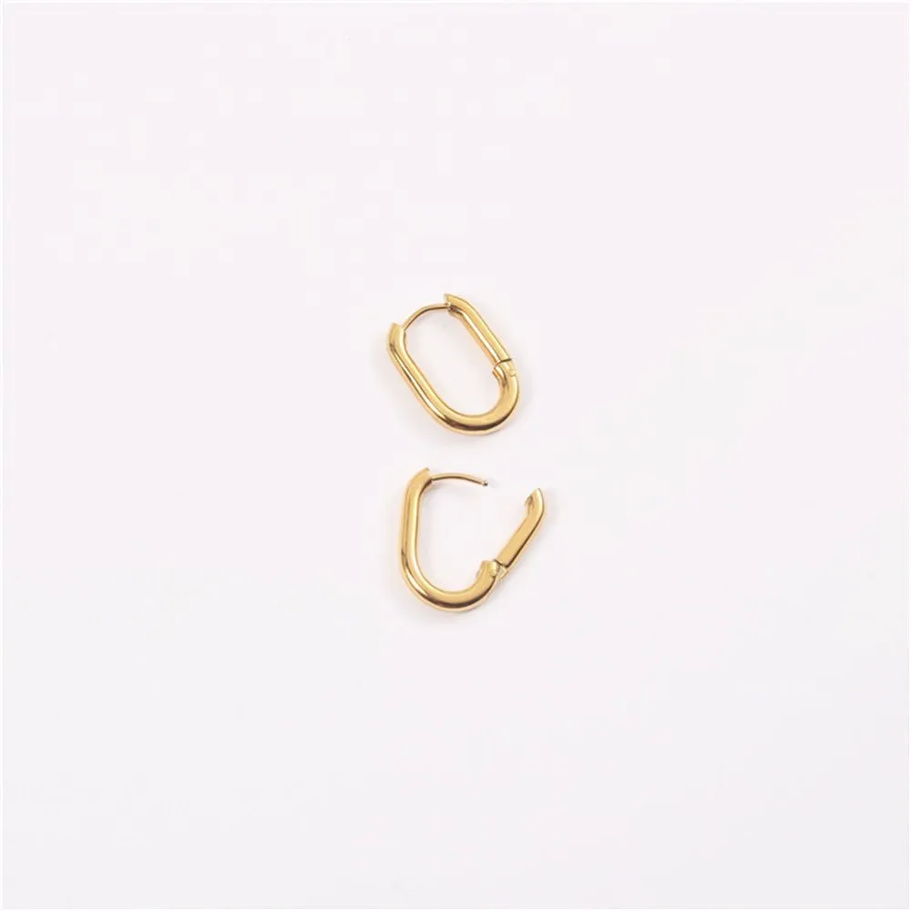 Women Gold-Silver Carbon steel Earring Jackets Earrings