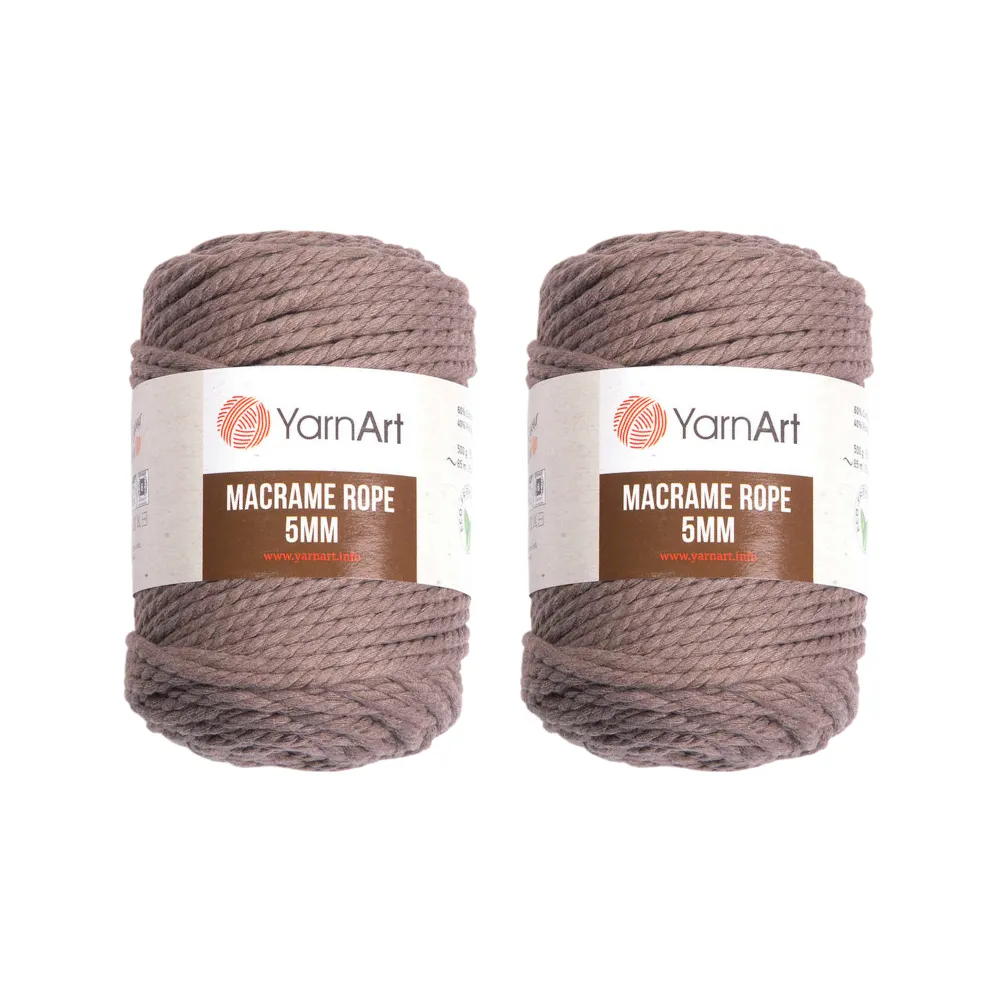 Yarn Art - Macrame Rope 5mm (Pack of 2 x 500g) - Beige - 768