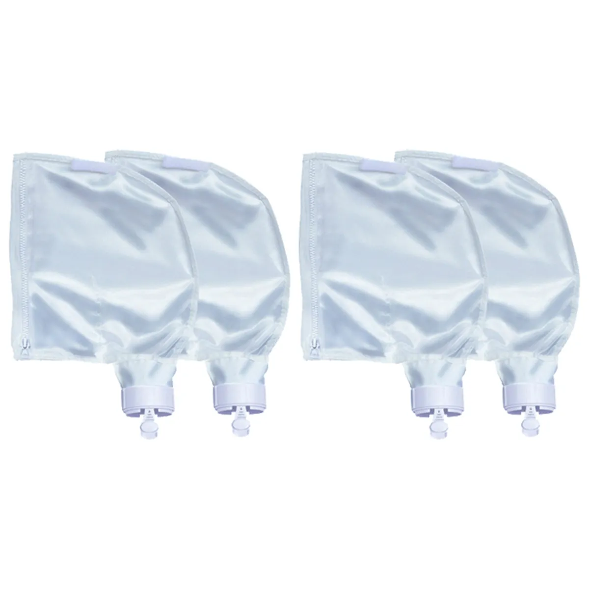 Pool Cleaner Bags,4pcs Pool Sweep Bag, Pool Vacuum Bag Replacement with Zip