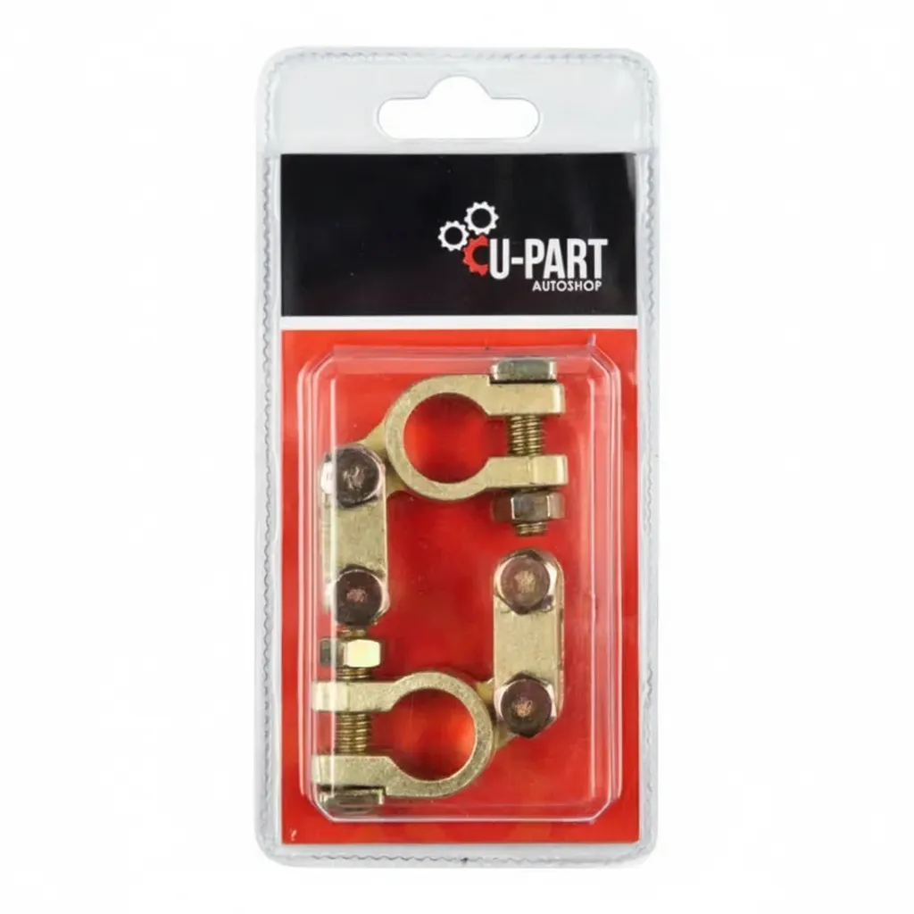 2 Piece Negative Battery Terminal Clamps for Automotive Use