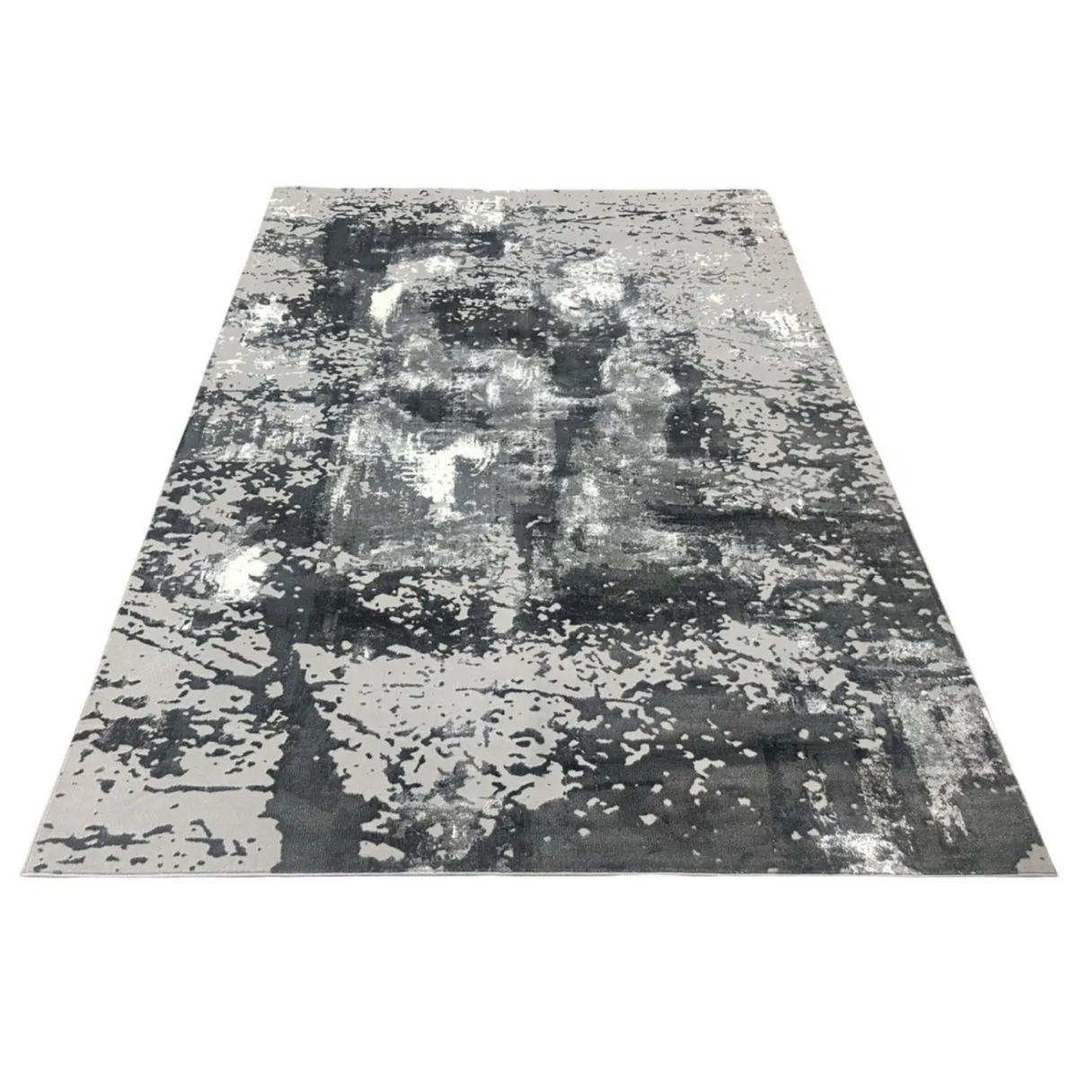 340 x 240 cm - Home Flooring Modern Turkish Grey Shimmer Carpet / Large Rug
