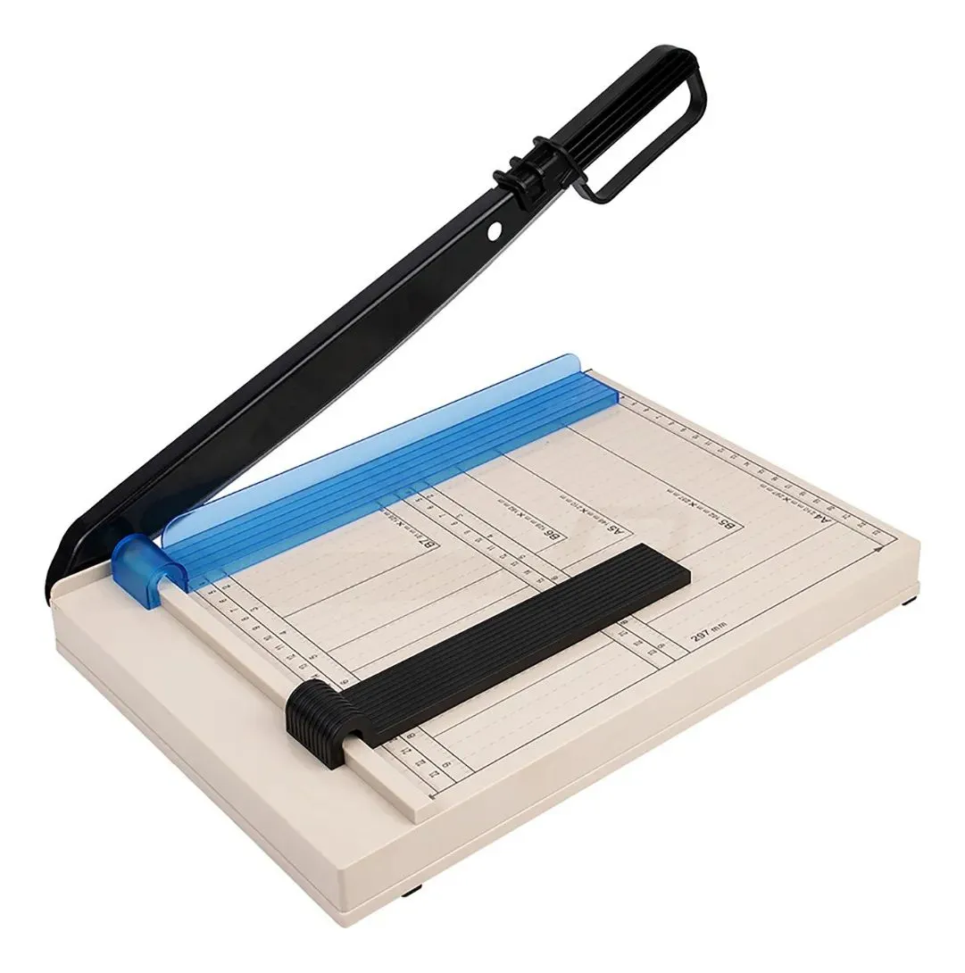 A4 Paper Cutter Guillotine with Safety Protection 12 Sheets Capacity