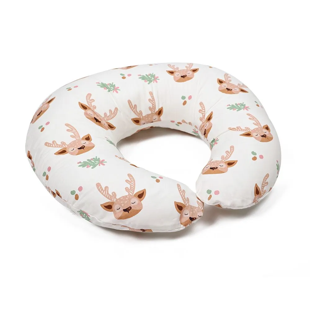 Nursing Pillow with Removable Cover, Ergonomic Breast Feeding Pillow