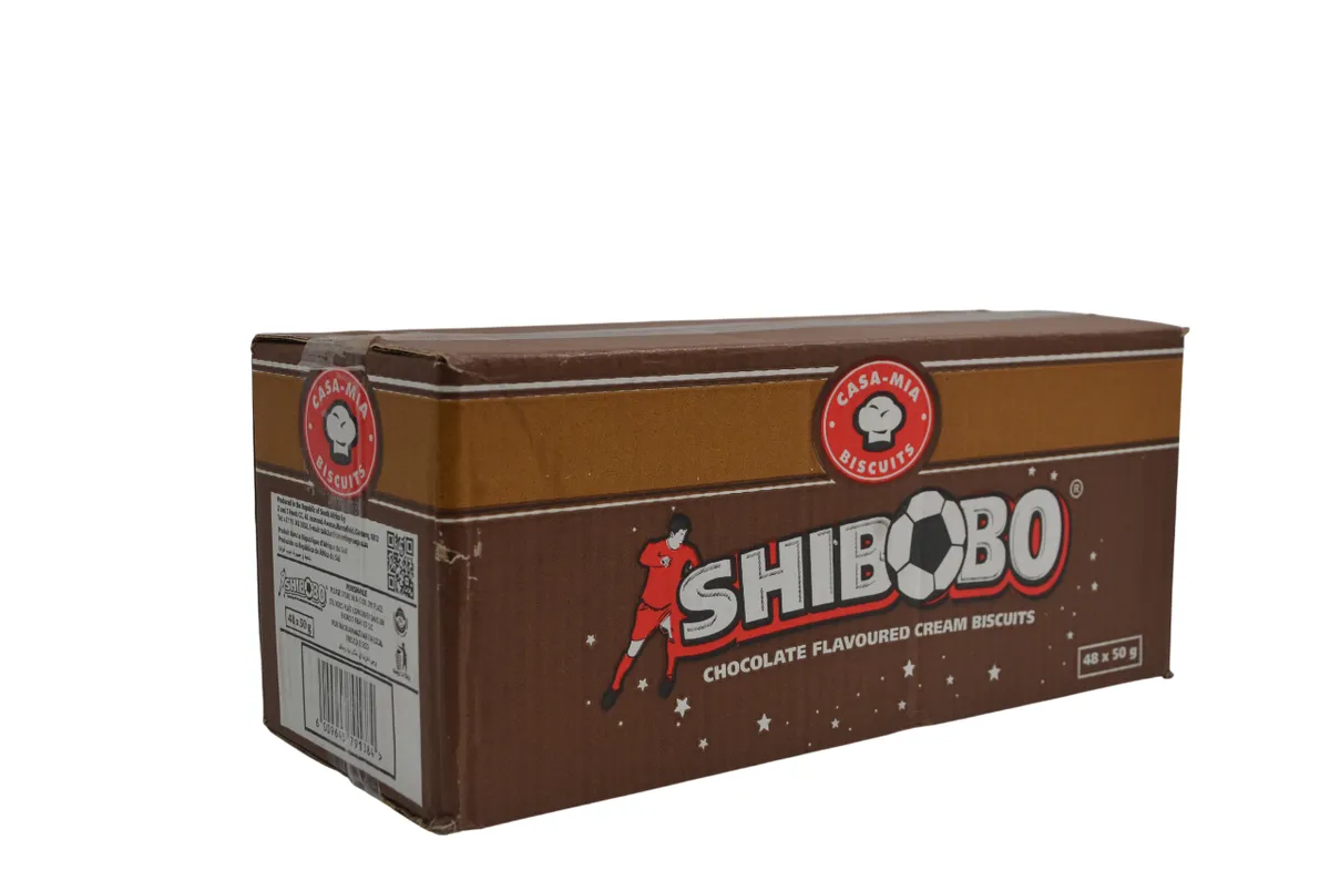 Casa Mia Shibobo Chocolate Flavoured Cream Biscuits (48 x 50g)