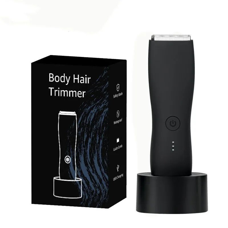 Body Hair Trimmer Armpit Intimate Shaver - Black
