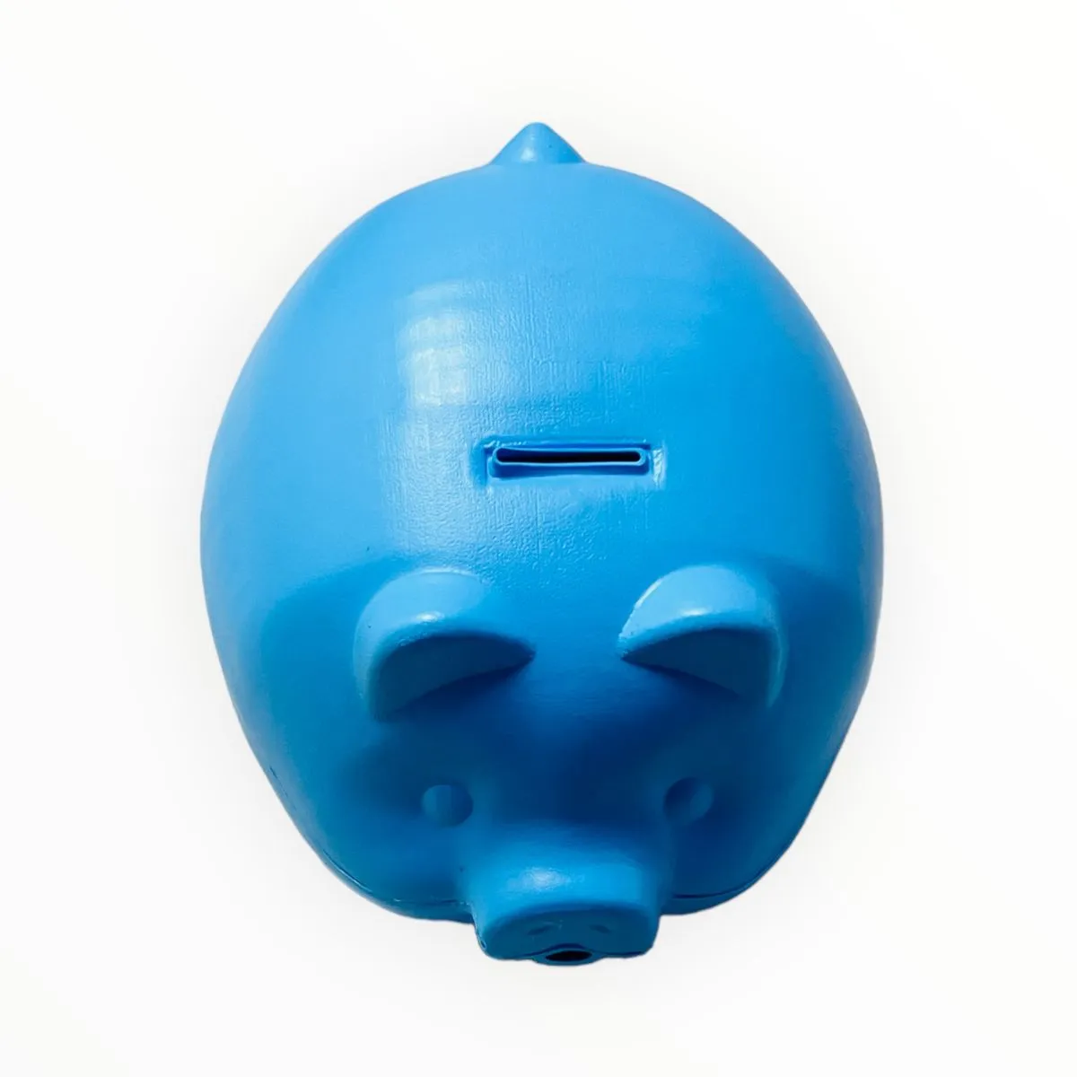 Jumbo Plastic Piggy Bank - Blue