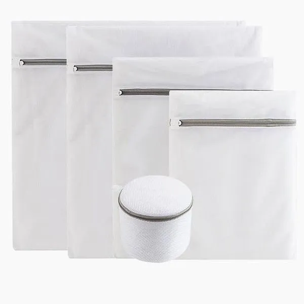 Bulk Pack Mesh Delicates Laundry Travel Bags - 5 Piece