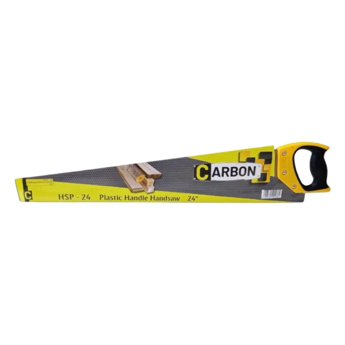 Handsaw with Plastic Handle 60cm - Heavy Duty Wood Cutting Saw