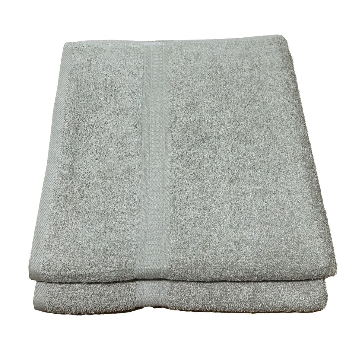 2 Pack Bath Towel Luxury Cotton 70 x 130cm - BT12P1 - Beige