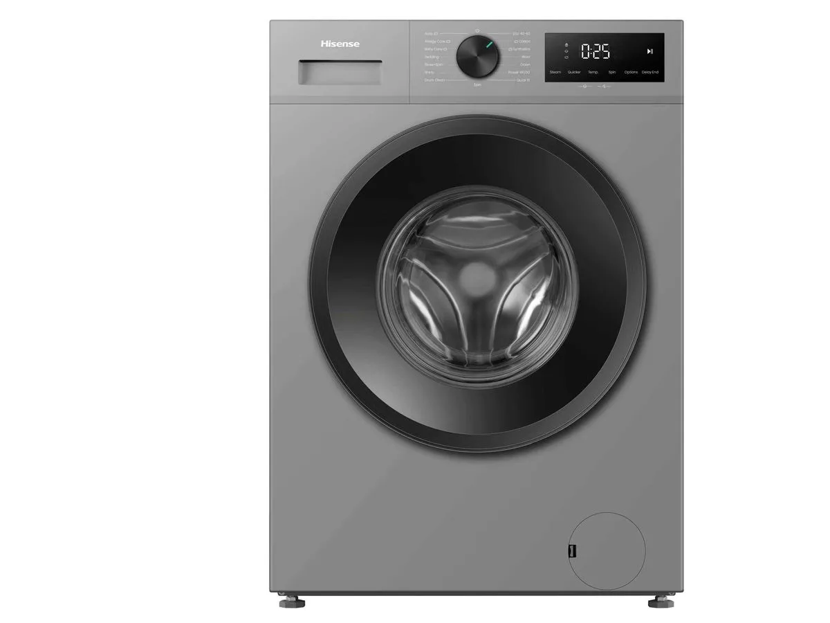 Hisense 7Kg Front Loader Washing Machine With Automix Dispenser & Pure Jet