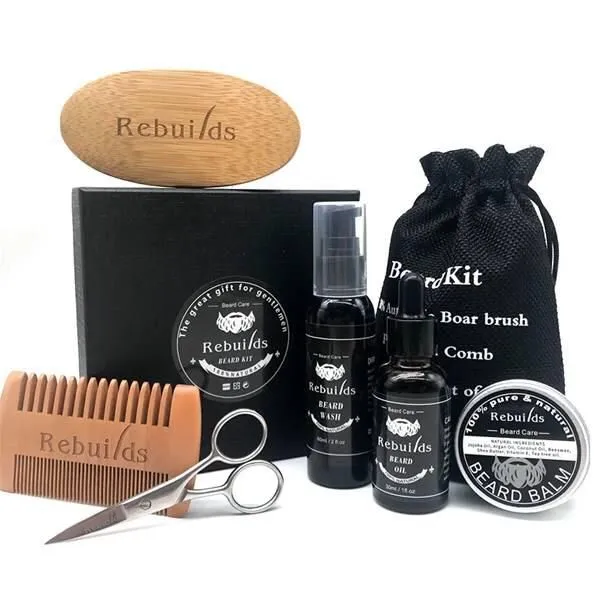 Rebuilds Beard Grooming Care Kit for Men