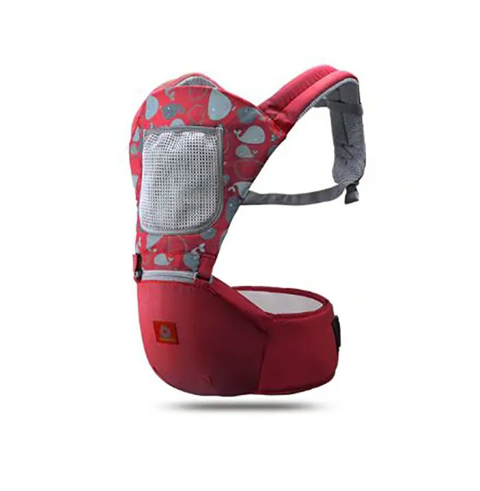 3-in-1 Baby Seat Ergonomic Baby Carrier - Red