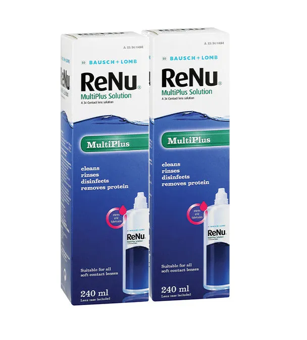 2-Pack Renu MultiPlus Contact Lens Solution - 240ml